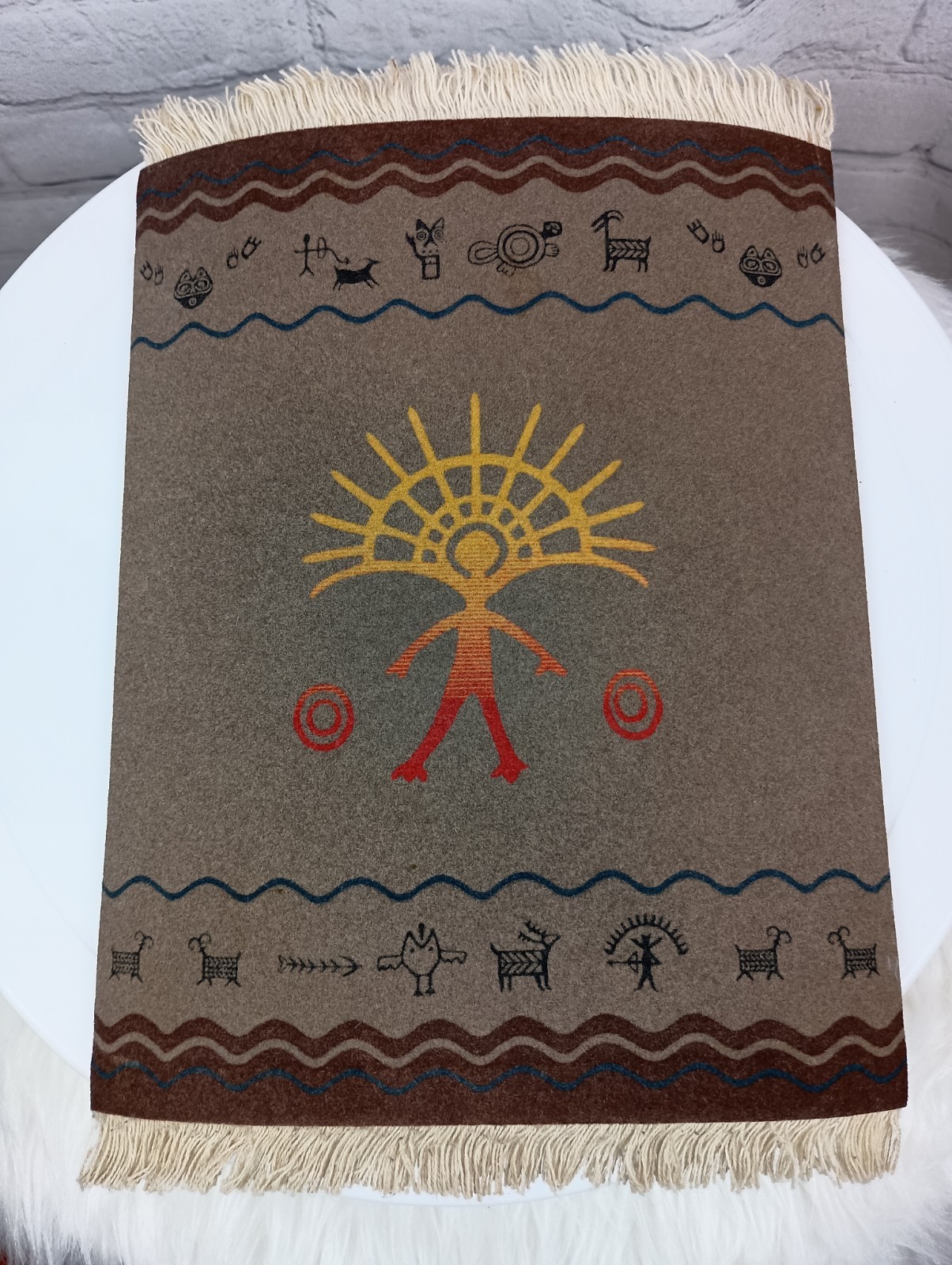 Pendleton Spirit Quest Native American Design Fringe Lextra Mouse Rug Pad 7x9