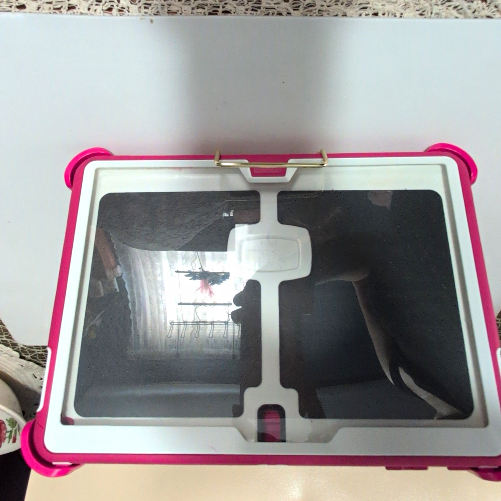 Otterbox Pink & White Tablet Protective Stand Case/Cover with Integrated Stand
