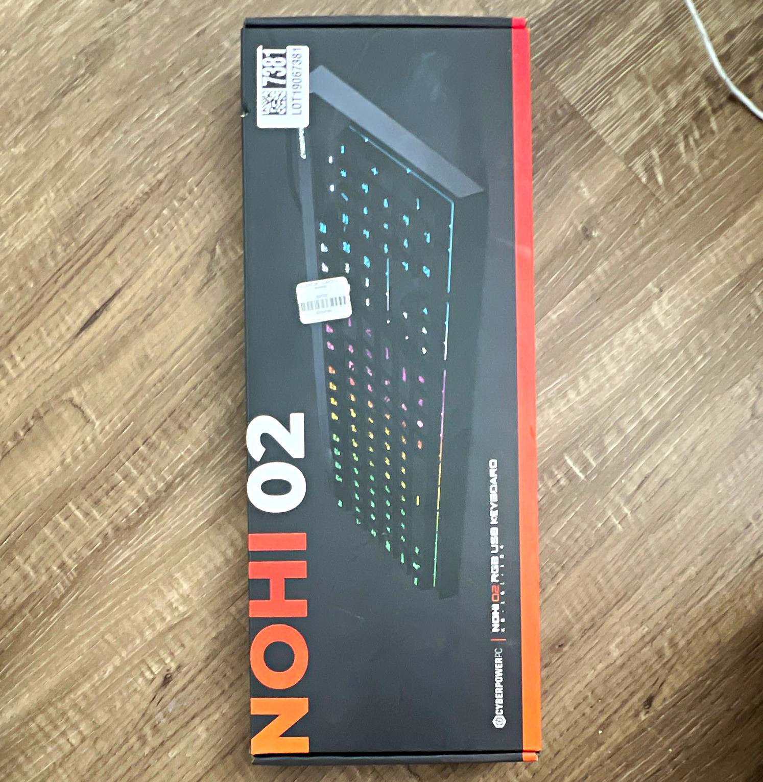 CyberPowerPC NOHI 02 RGB Wired USB Gaming Keyboard KB-161-104 Black