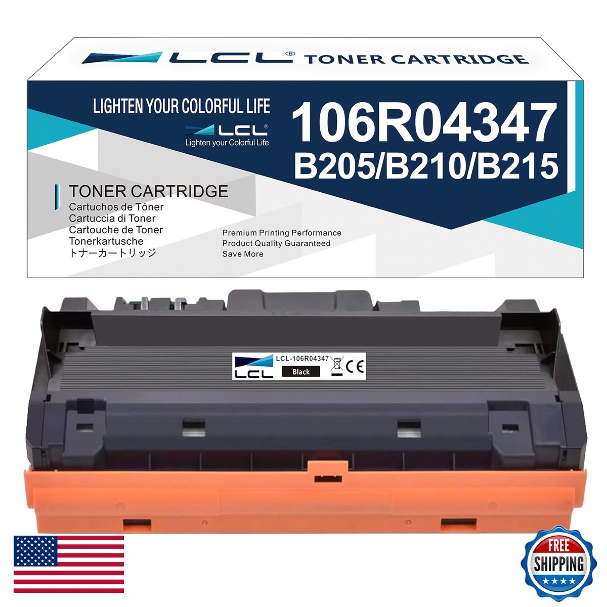 LCL W1350X/K High-Yield Toner Cartridge 1-Pack Black for Xerox B205 B210 B215
