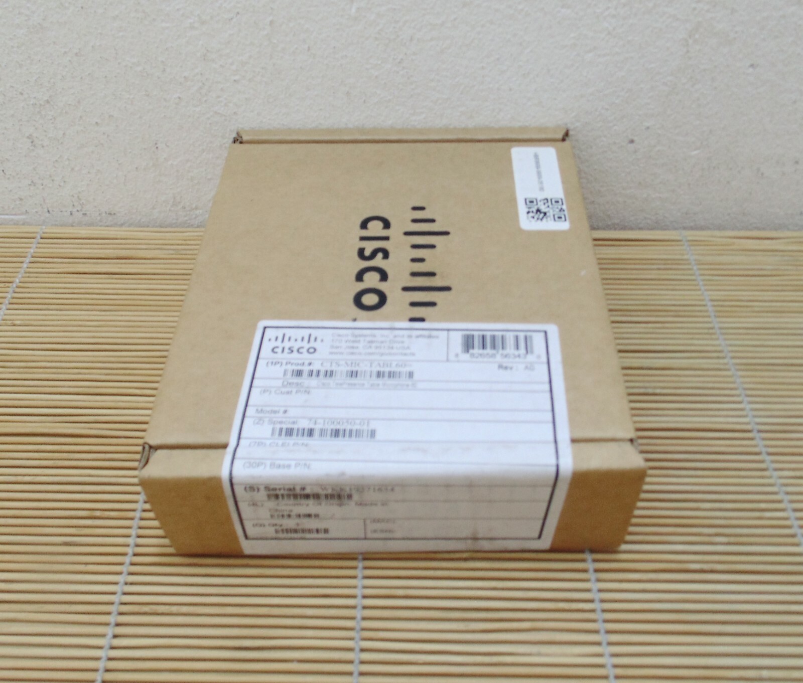 New Cisco CTS-MIC-TABL60 TelePresence Table Microphone 60 TTC5-12 New Sealed 