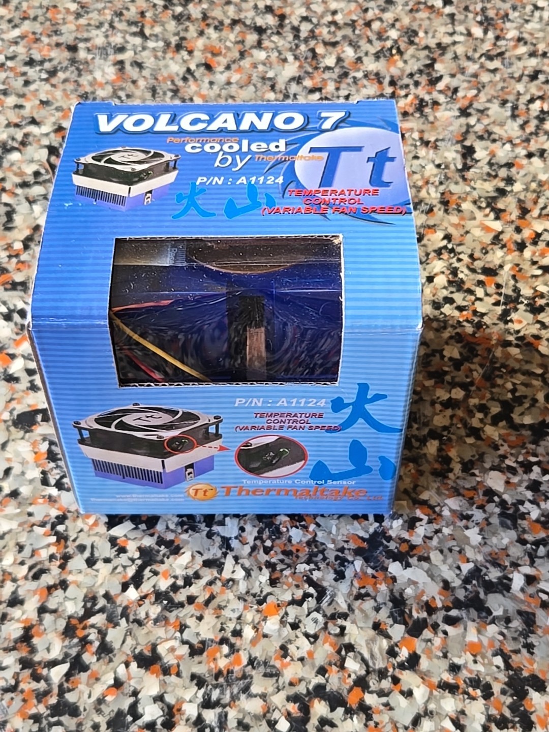 Thermaltake VOLCANO 7 Intel/AMD Heatsink Cooling Fan Original Box A1124 OPEN*