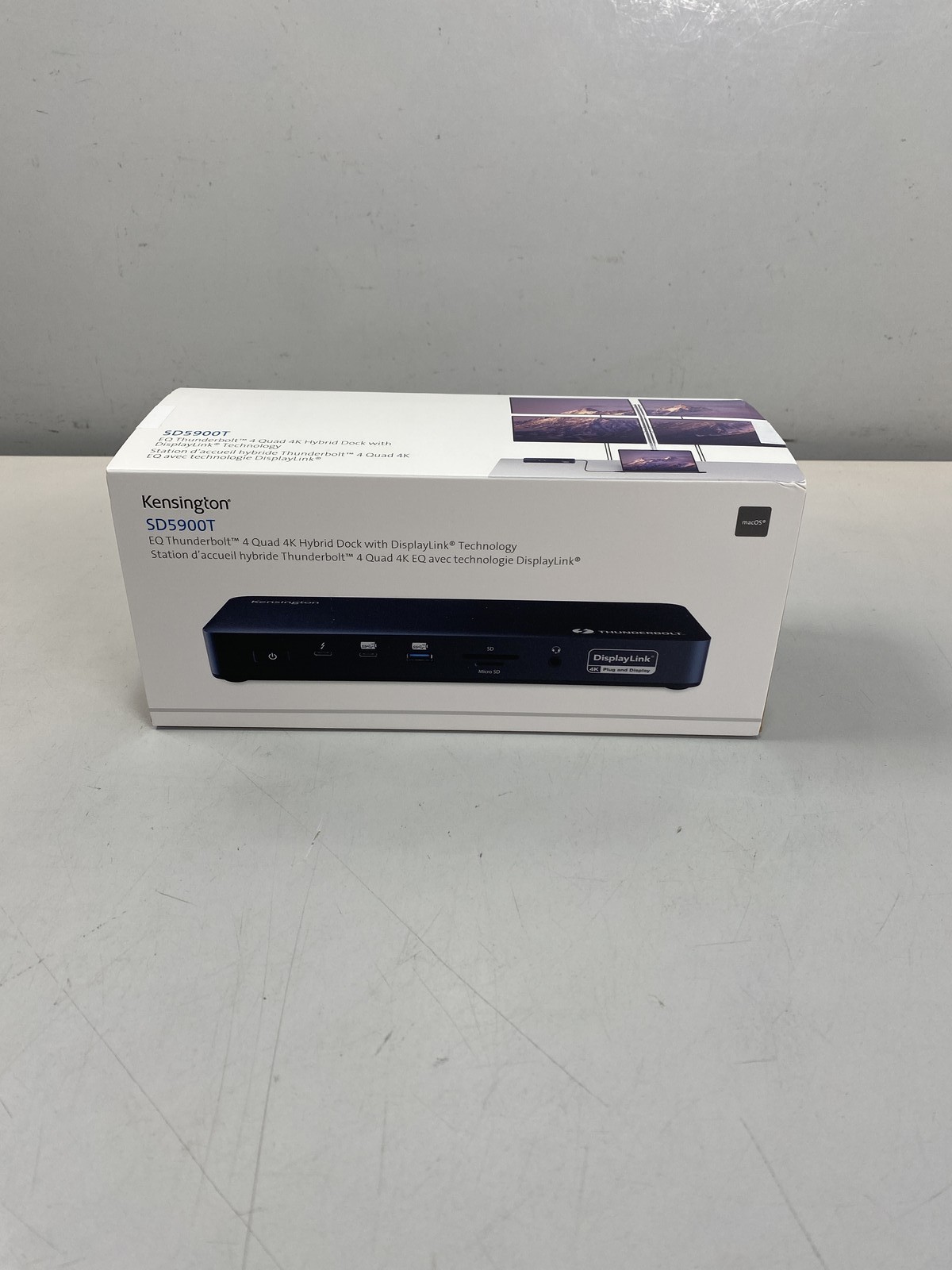 Kensington SD5900T EQ Thunderbolt 4 Dock for Macbook Pro/Air (Midnight Blue)