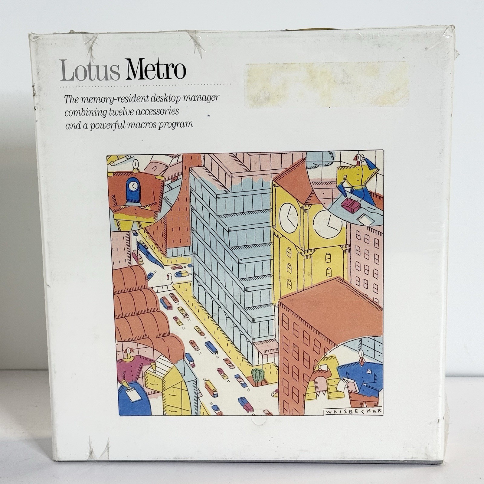 Lotus Metro Desktop Manager Macros Program IBM PC 5.25 Disk Vintage SEALED
