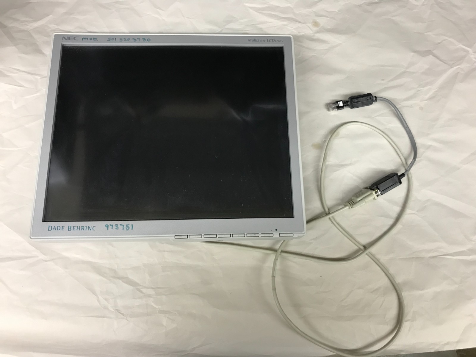 NEC MultiSync LCD1760V L173FB Monitor from Dade Behring Siemens Dimension PL Max