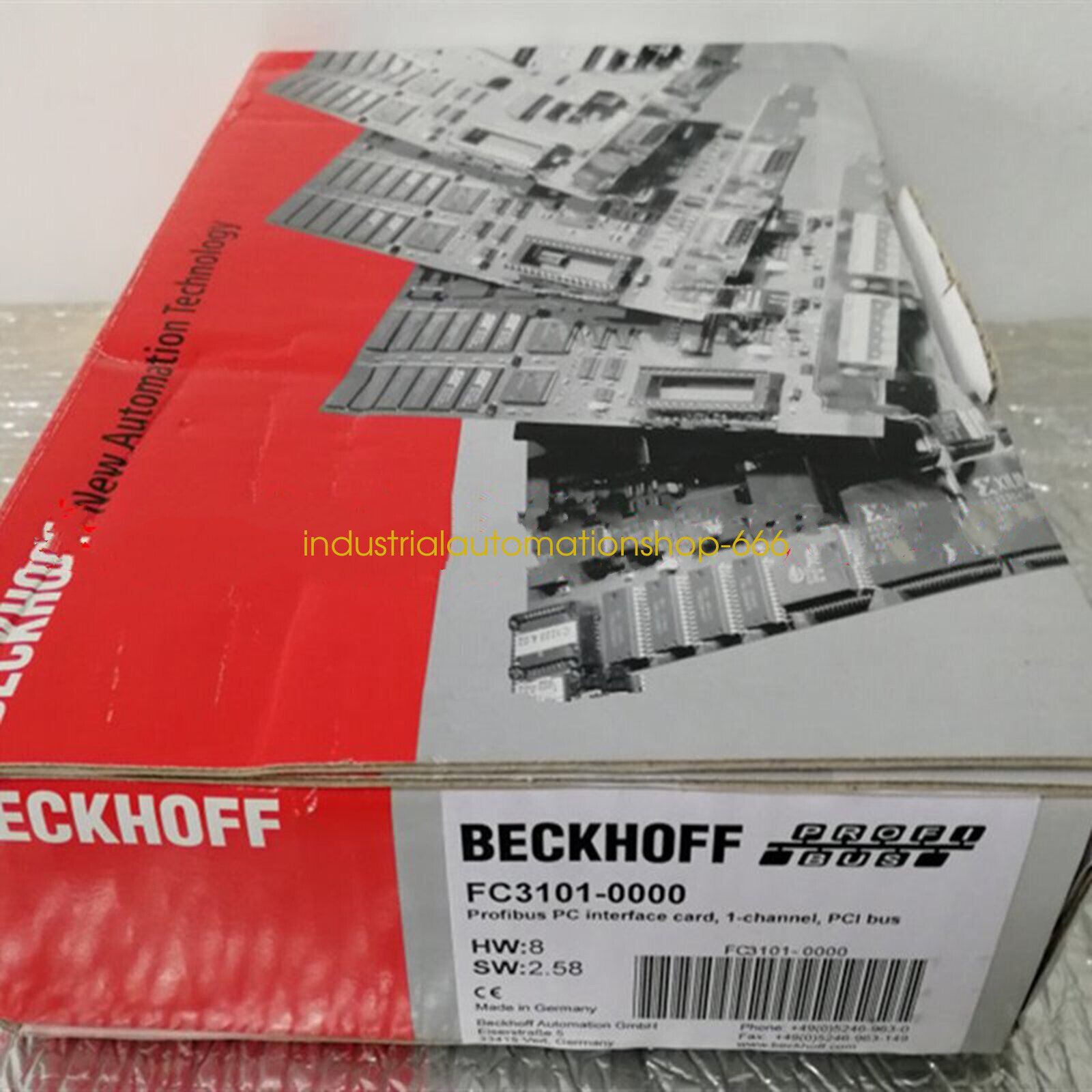 1PCS New BECKHOFF FC3101-0000 Control Card Via DHL or FedEX
