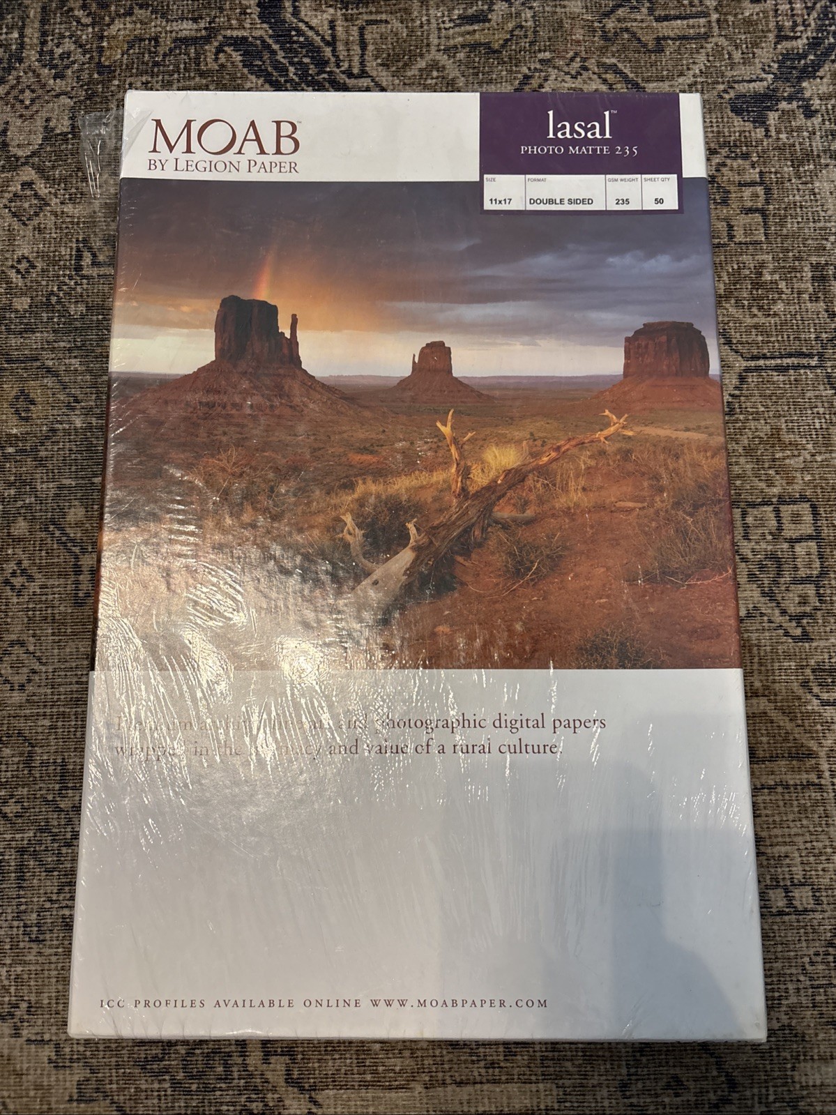 MOAB Lasal Photo Matte 235 Double sided 11x17 50 sheets 