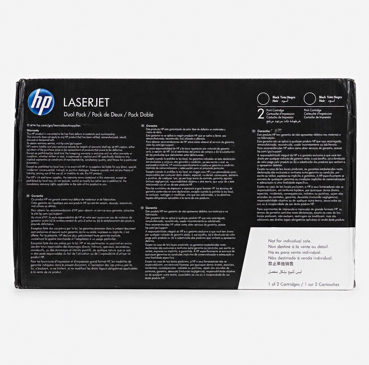 HP 85A CE285AD Genuine Black Toner Dual Pack for LaserJet P1102/M1132