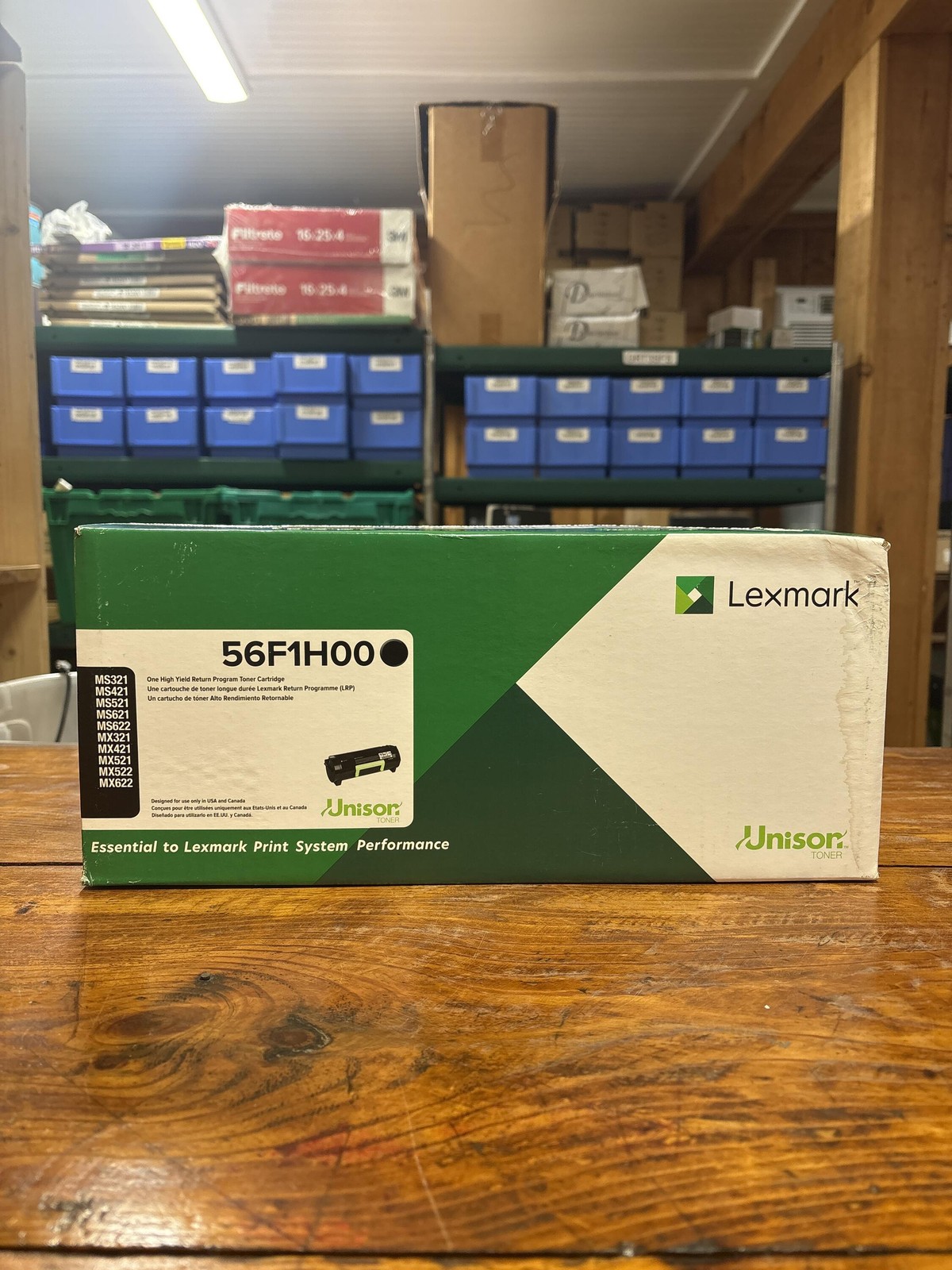 Lexmark 56F1H00 HY 15K Toner Cartridge MS321 MX321 MS421 MX421 MS521 MX522 MS622