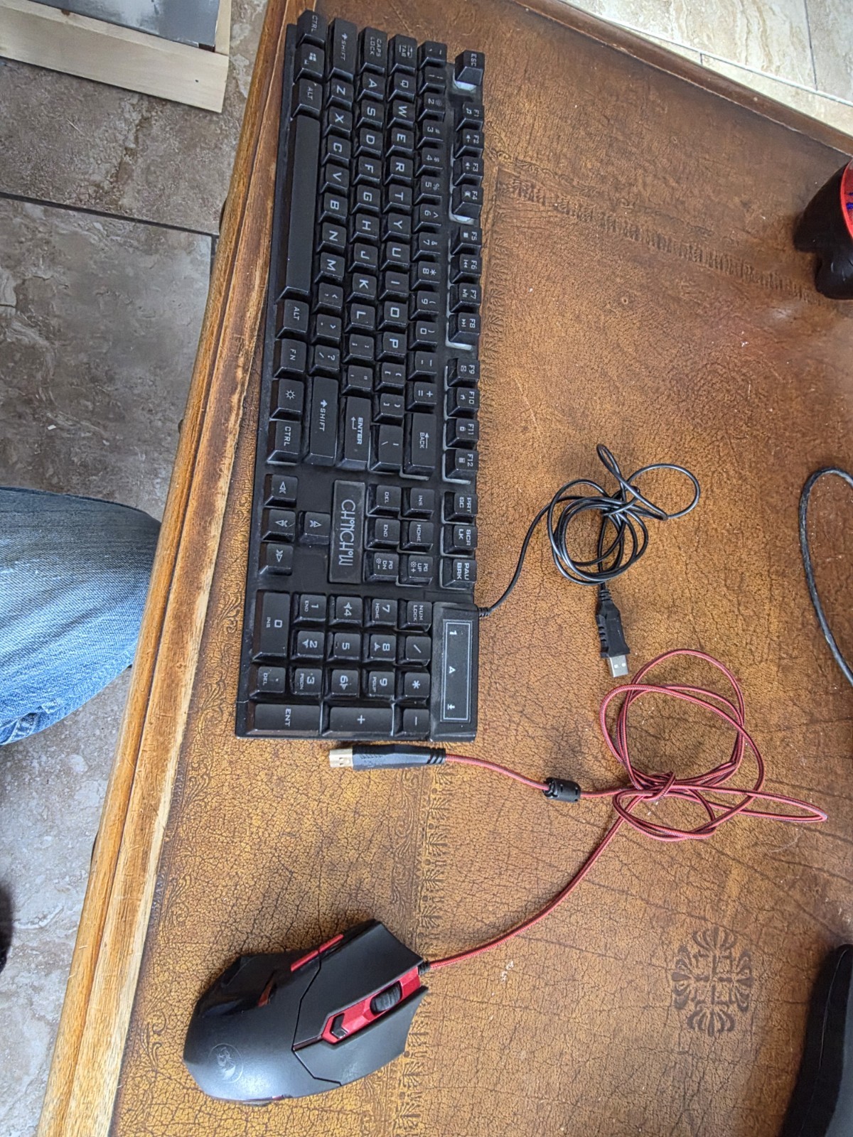 Red Dragon Gaming Wired Mouse S101-1 Programmable Buttons 3200dpi and keyboard