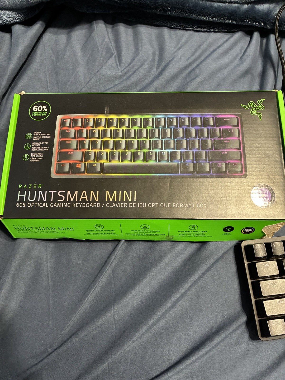 Razer Huntsman Mini 60% Optical RGB Wired USB Gaming Keyboard Black QWERTY