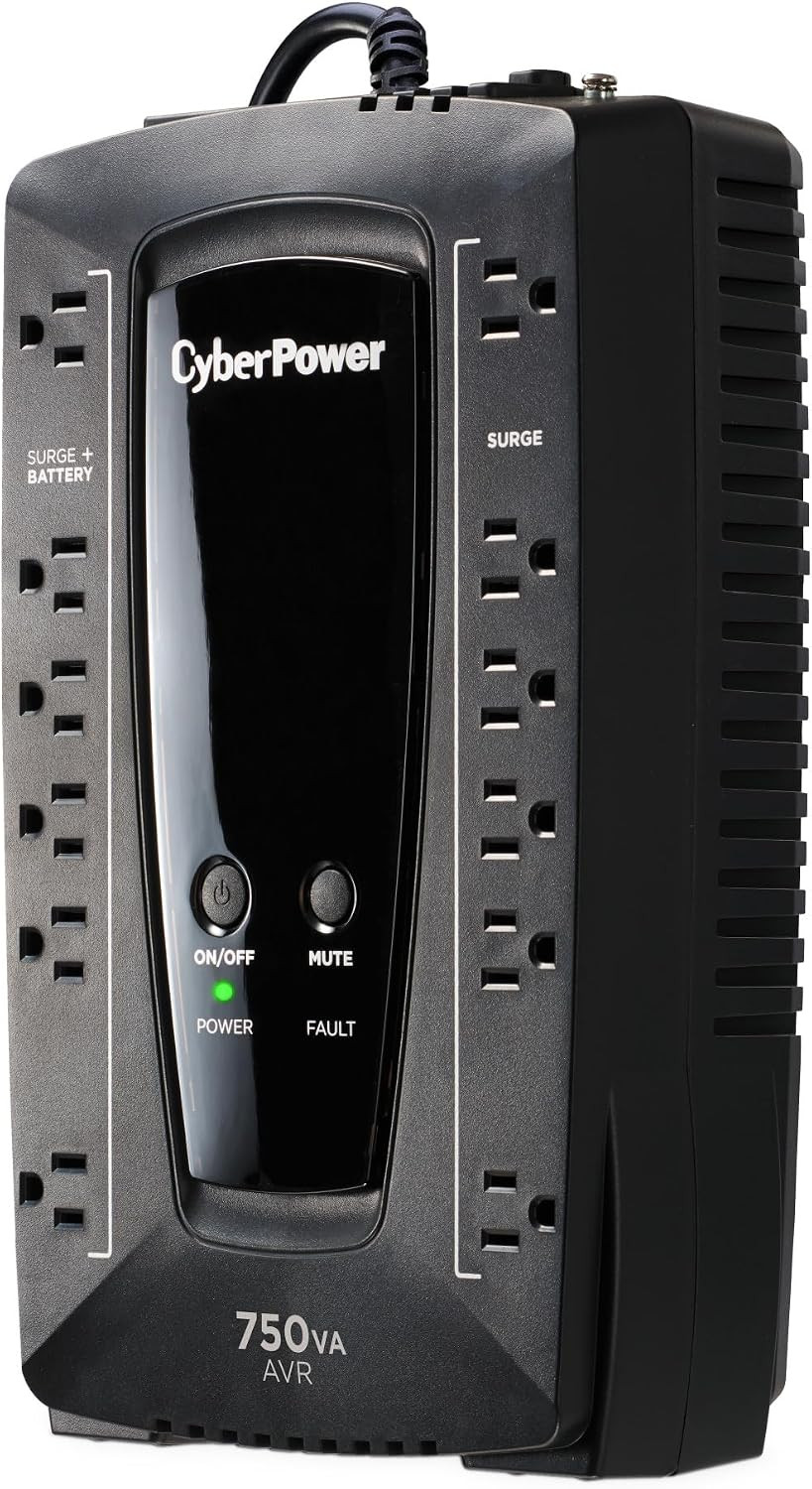 Cyberpower AVRG750U AVR UPS Battery Backup and Surge Protector
