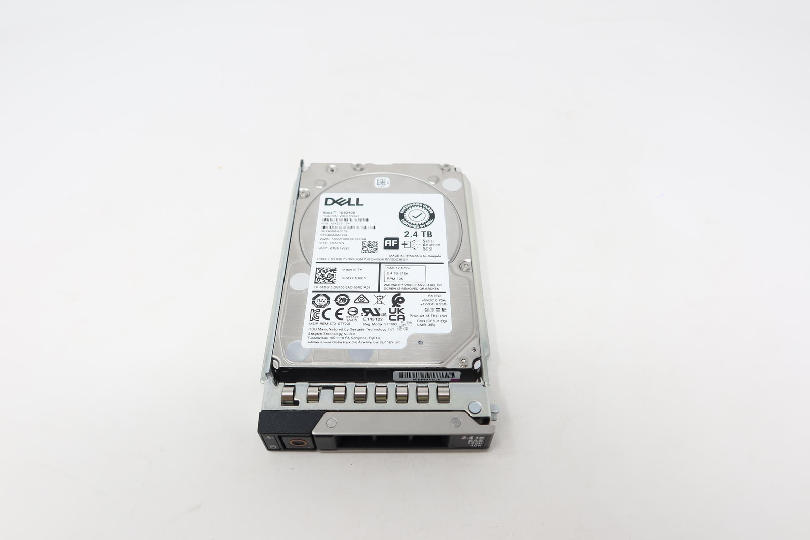 1D0F5 Dell 2.4TB SAS 2.5" 10K 12G G14-G16 Hard Drive ST2400MM0159