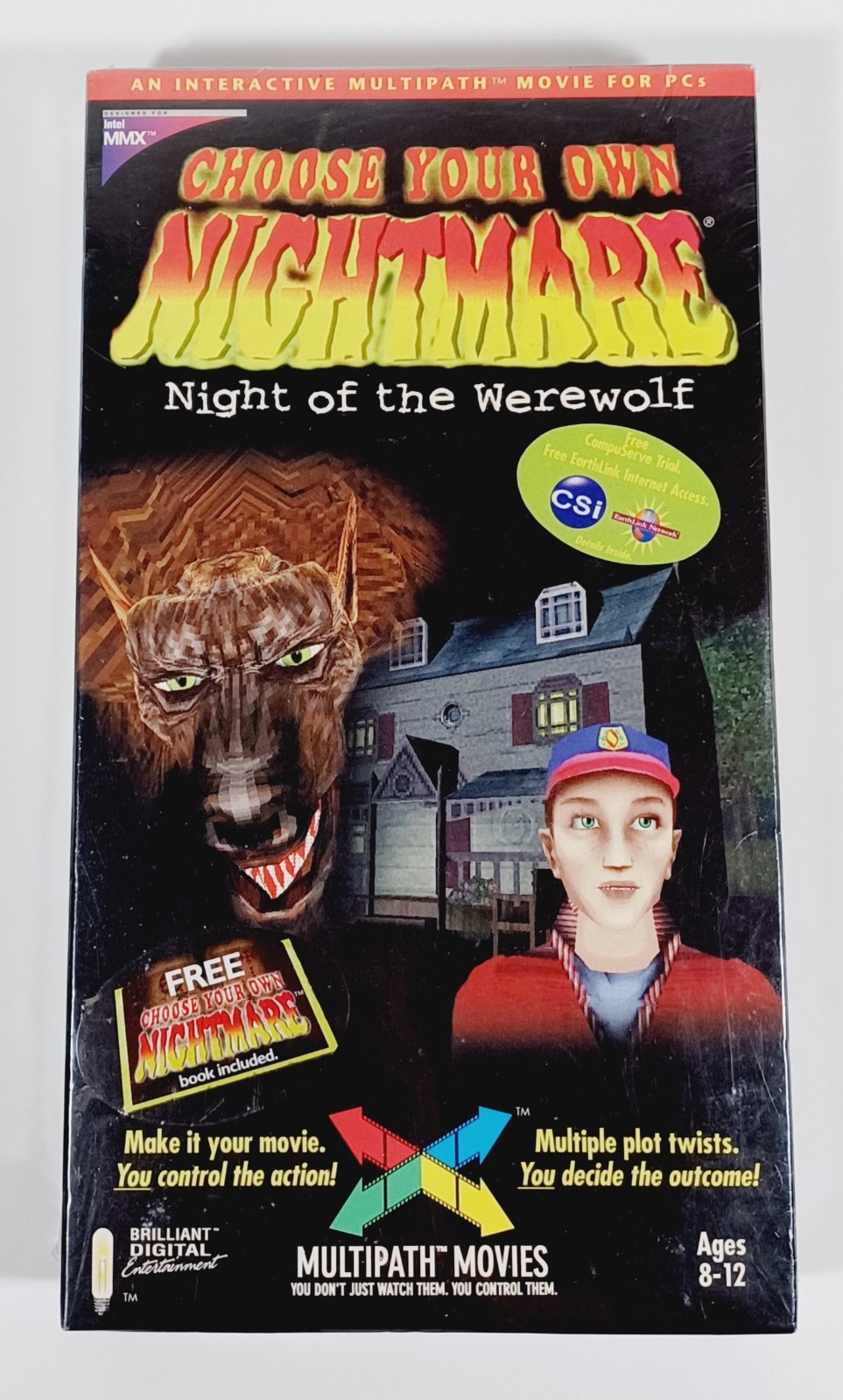 Choose Your Own Nightmare Night Of The Werewolf CD-ROM FOR PC Horror NOS SEALED