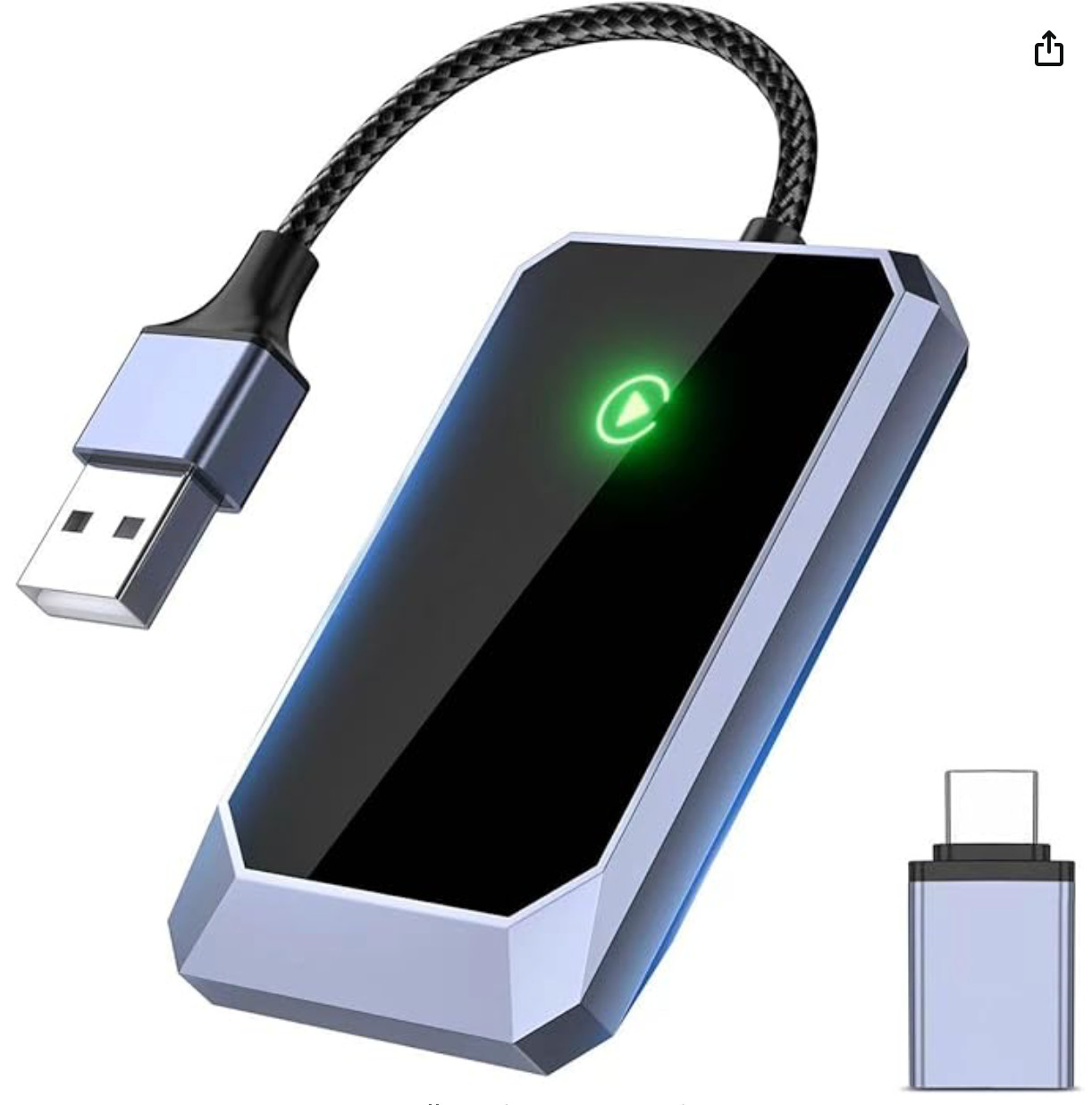 Wireless Carplay Adapter Converts Wired to Wireless for iPhone IOS 10+