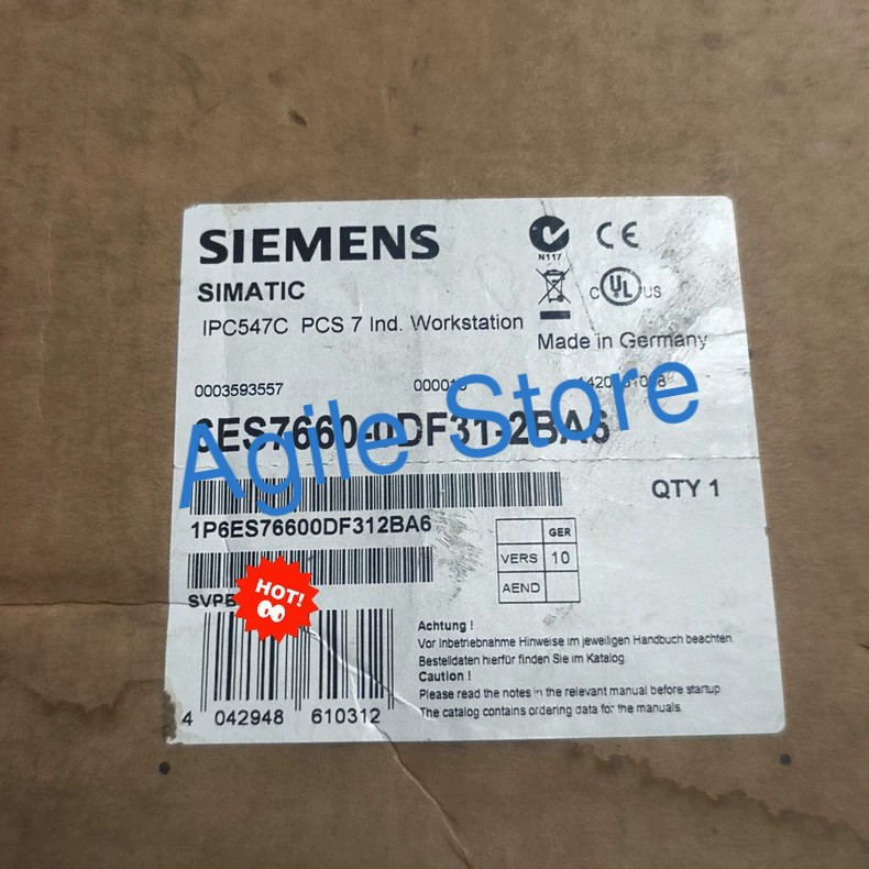 SIMATIC IPC547C industrial workstation 6ES7660-0DF31-2BA6