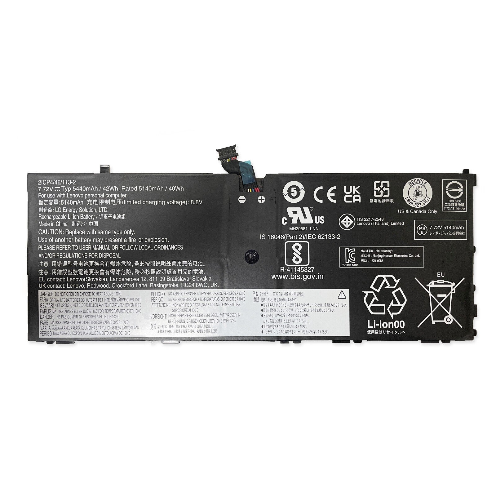 Original Battery L16L4P91 L16M4P91 for Lenovo ThinkPad X1 Tablet 3RD GEN Series New