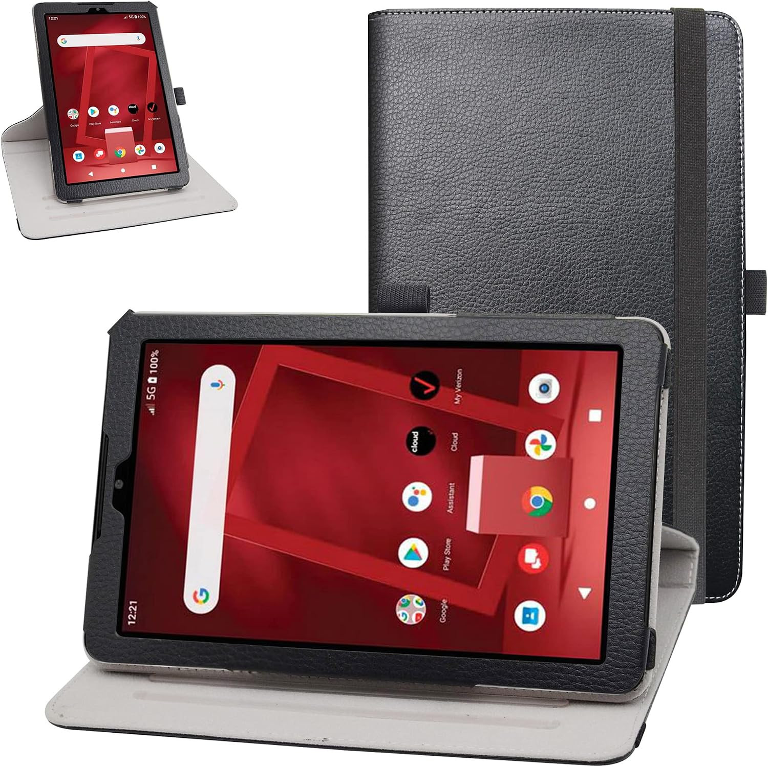 for Orbic Tab8 5G Rotating Case,360 Degree Rotary Stand with Cute Pattern Cover