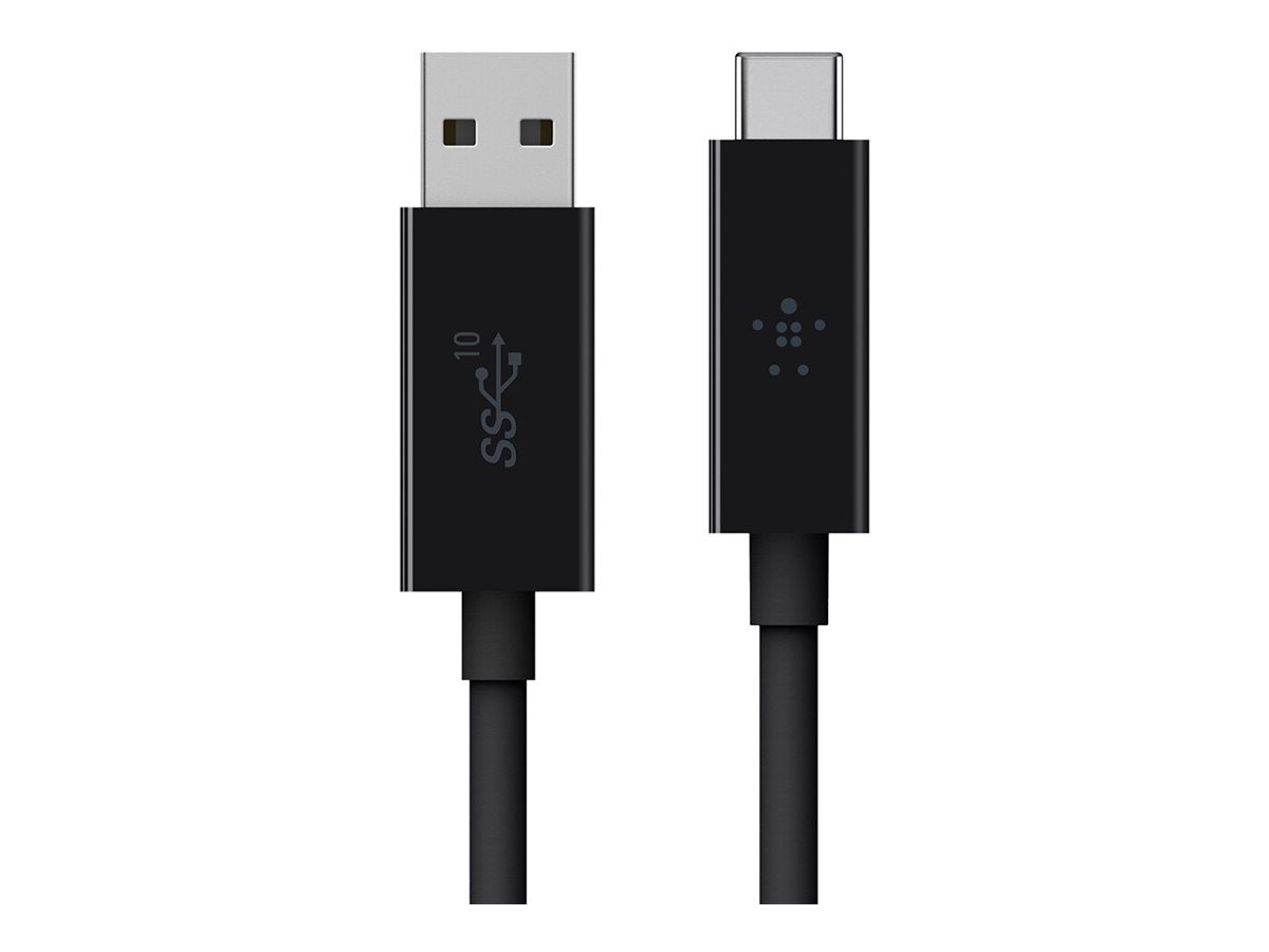 Belkin USB 3.1 SuperSpeed USB-C to USB-A Cable 1m Black Cable F2CU029BT1M-BLK