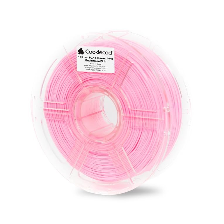 Cookiecad PLA Filament Pastel, Bubblegum, 1.75mm 1kg for 3D Printer