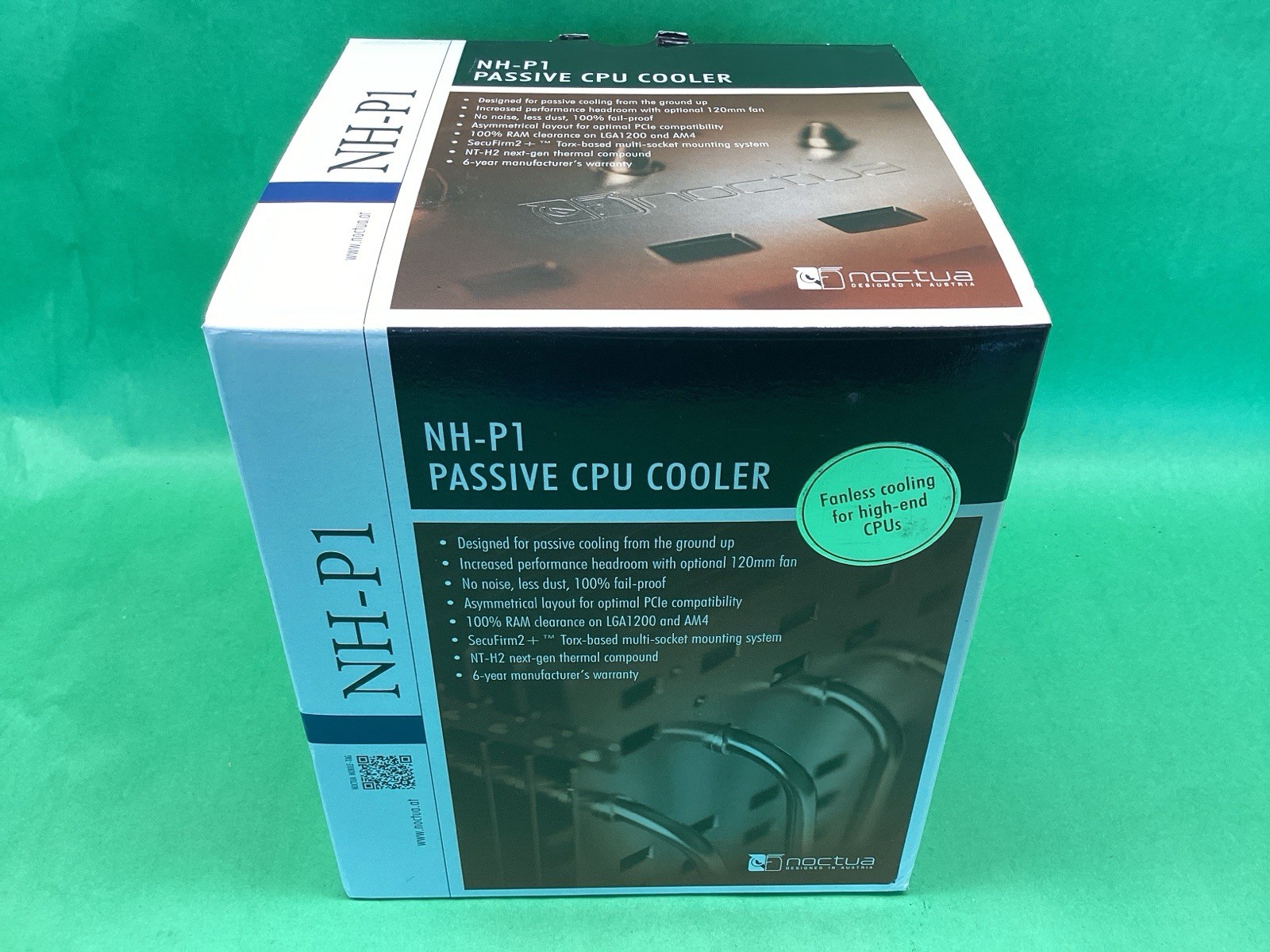 Noctua NH-P1 Passive CPU Heatsink - Fanless Cooler - LGA1200 or AM4 - BRAND NEW