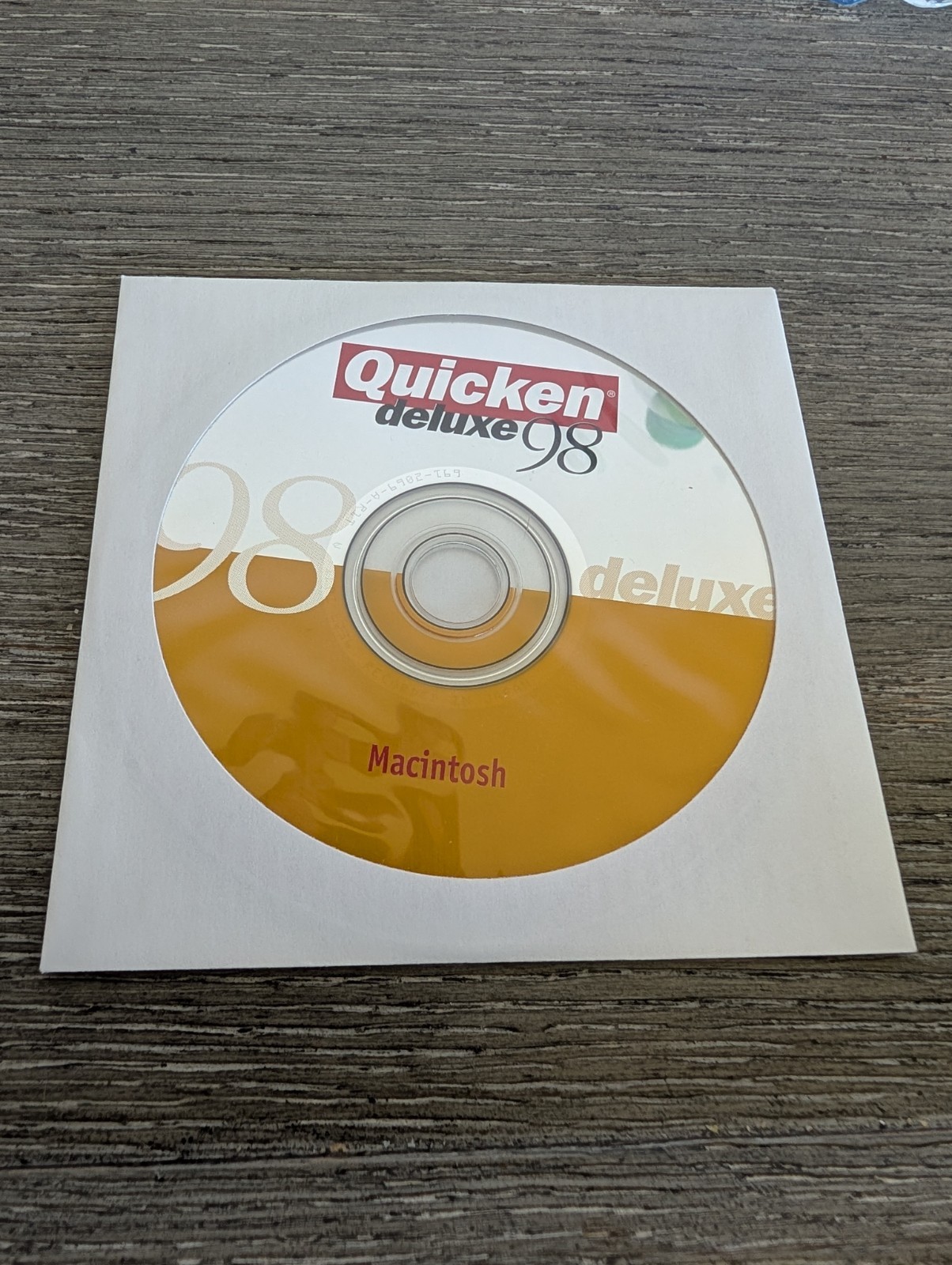Quicken deluxe 98 Macintosh Vintage