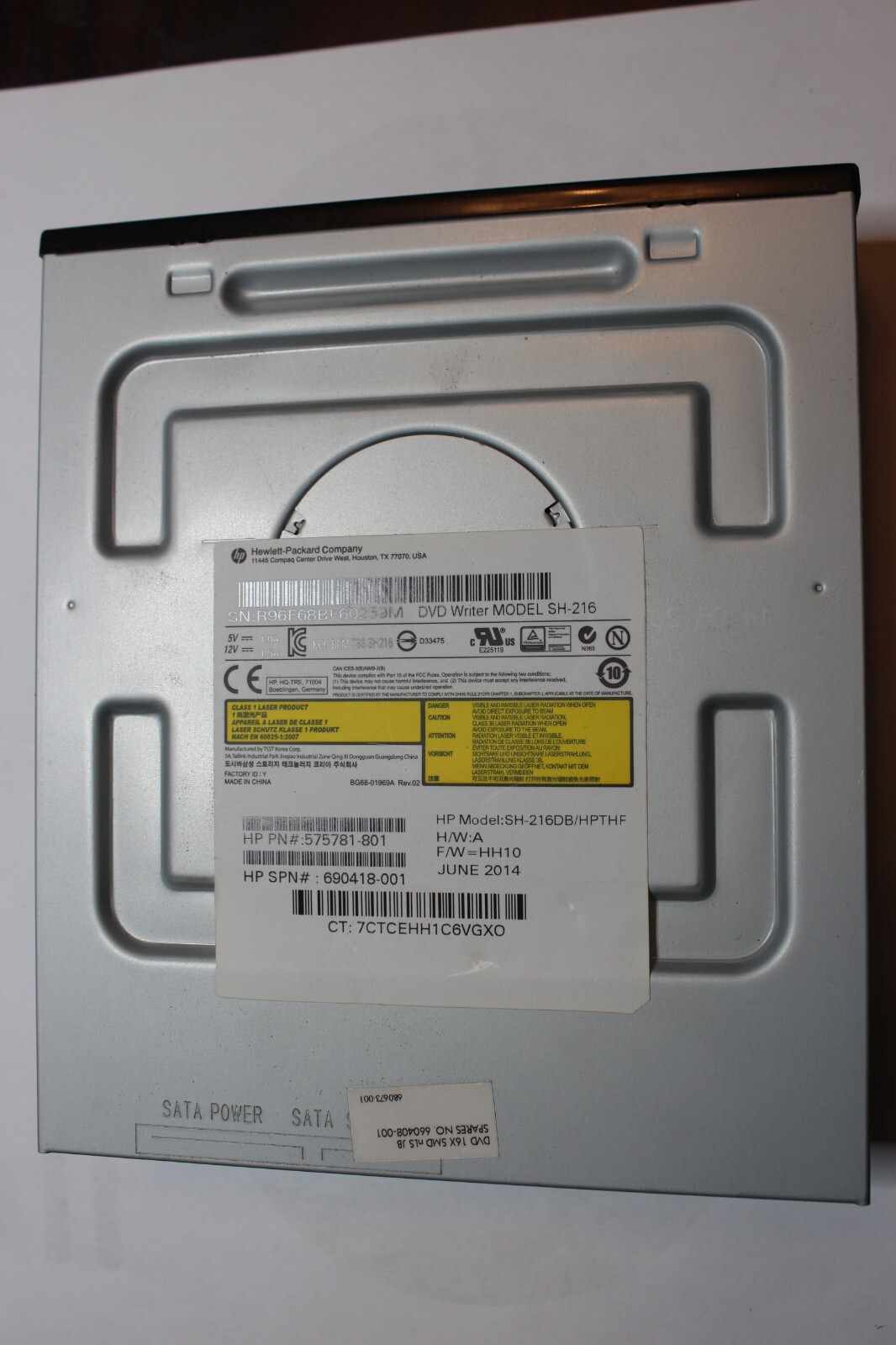 DRV - Optical Drive (CDROM, DVDROM, CD & DVD Rewritable)