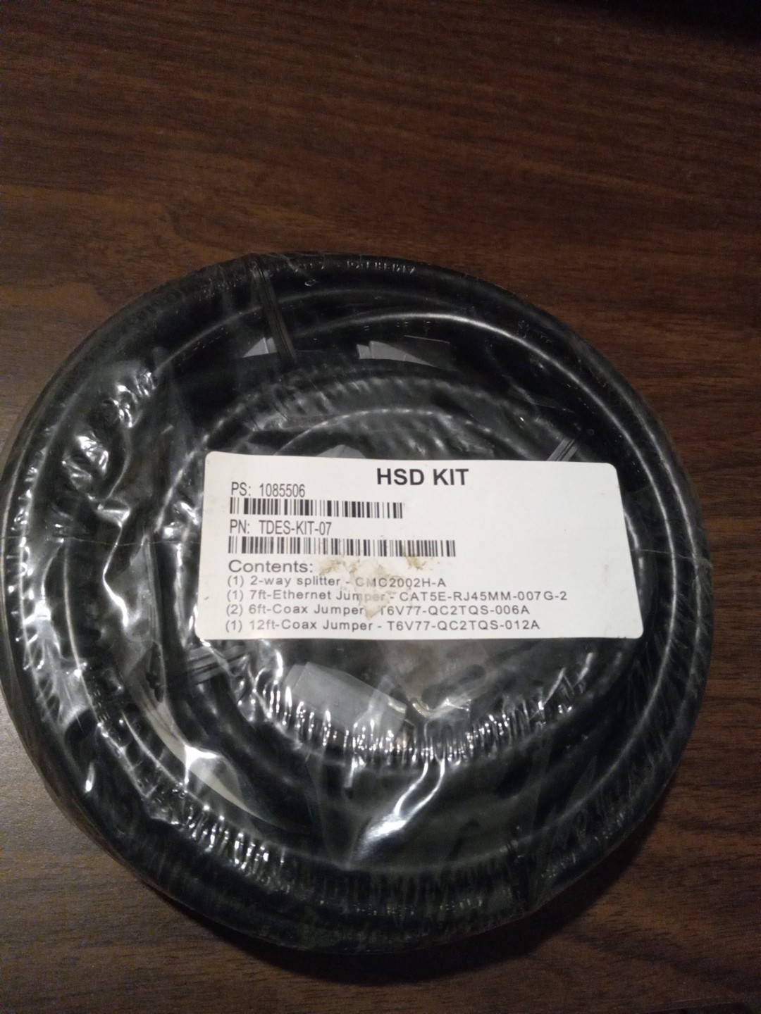 HSD EZConnect Kit Coaxial Cable Cat5e Splitter Ethernet Network Adapter Set New