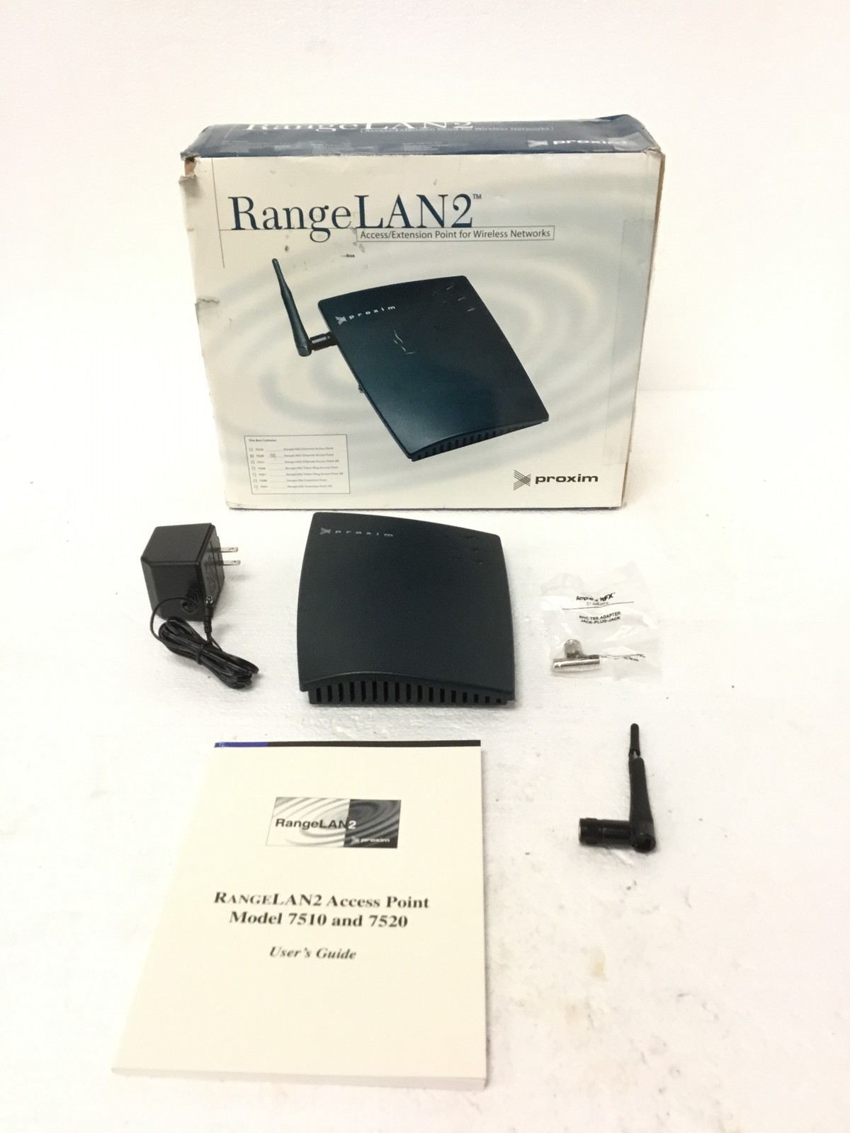 NEW PROXIM RangeLAN2 7520 Wireless Access Point w/AC adapter  QTY