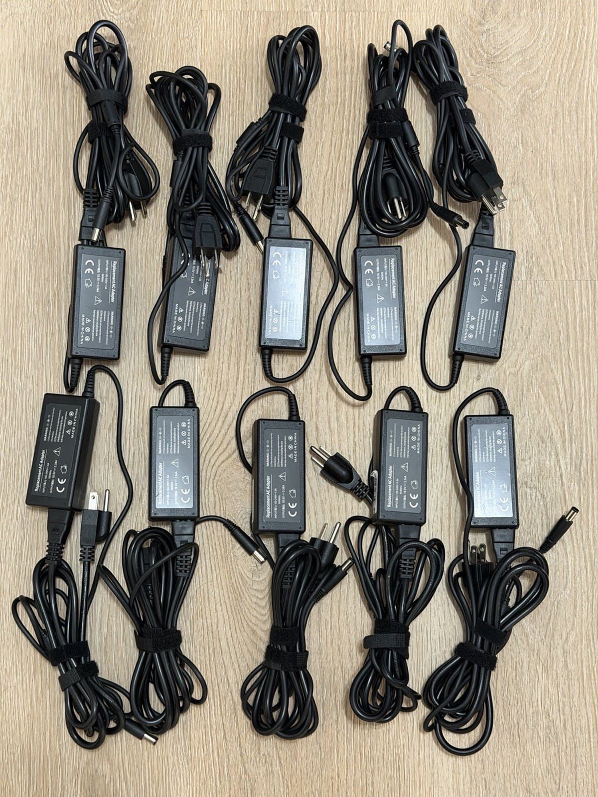 10-Replacement AC Adapter Charger 19.5V 3.34A 65W For Dell Laptop 7.4mm Barrel
