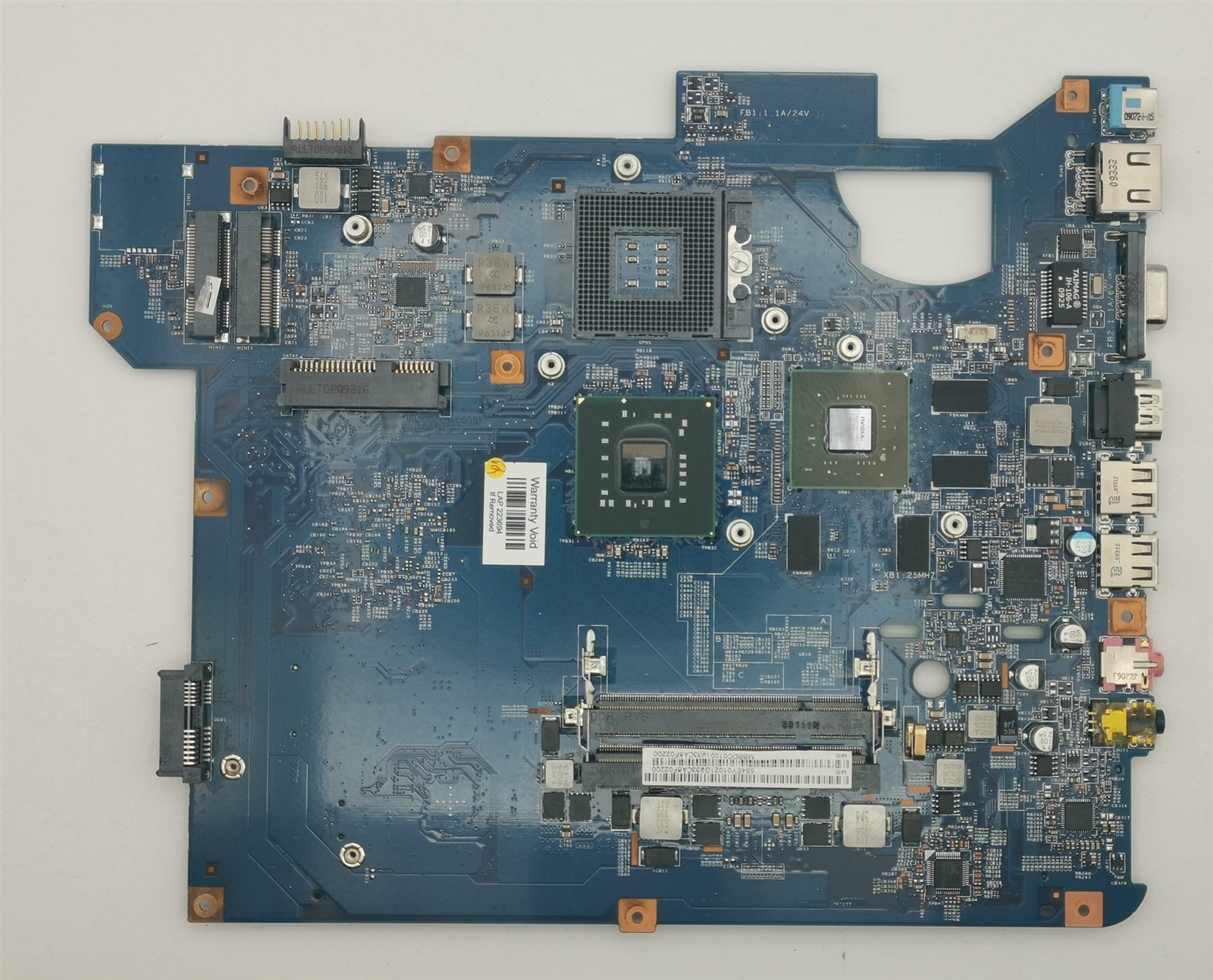 Genuine Packard Bell TJ65 Motherboard Mainboard MB.BDC01.001