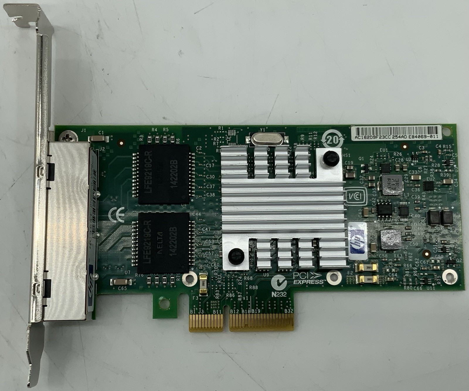 HP NC365T 593743-001 593720-001 Gigabit Quad Port Ethernet Adapter High Profile