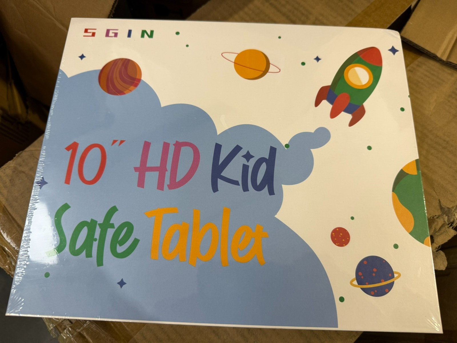 SGIN C10 Kids Tablet, 10" HD Kid Safe 2GB+32GB Android 12 Wi-Fi Parental Control