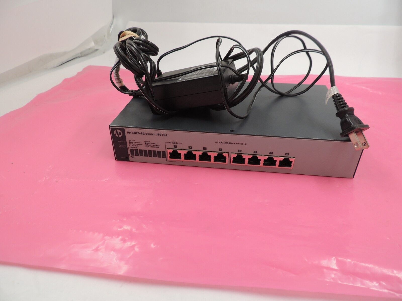 HP OfficeConnect 1820-8G 8 Port Gigabit Managed  Layer 2 Switch J9979A