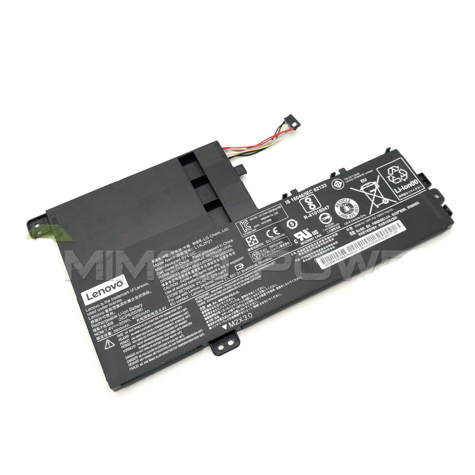 Genuine Battery L14L2P21 L14M2P21 Fr Lenovo 720-15IKB 15IKB Yoga 500-15ISK 14ISK