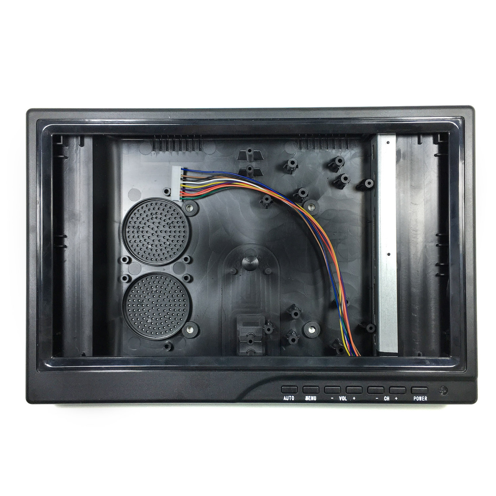 Plastic case for 10.1" 1366X768 16:9 lcd scree for HD+VGA+DVI lcd driver board