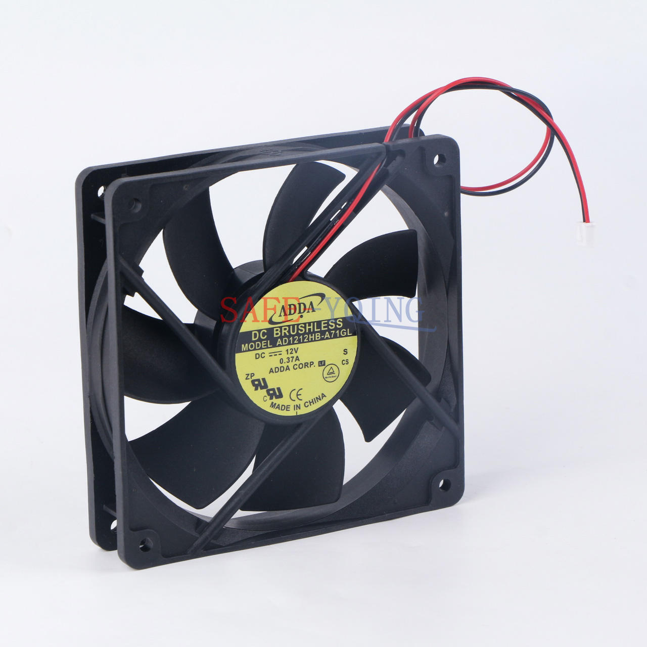 For ADDA AD1212HB-A71GL FAN DC BRUSHLESS Model 12V 0.37A 2 PIN POWER