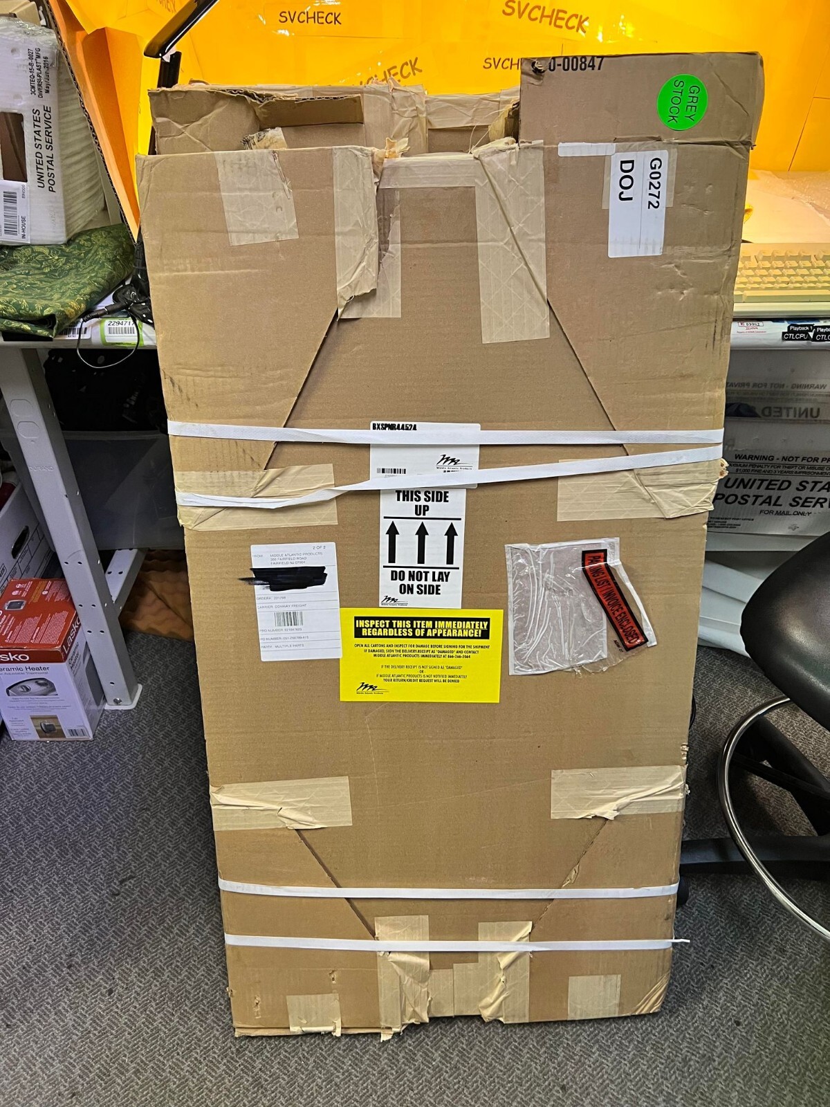 Middle Atlantic Products BXSPNR44524 LEGRAND 4post rack 45sp/24dp