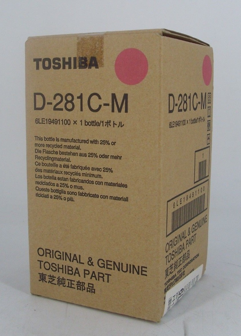 Toshiba Developer D-281C-M Magenta for Toshiba e-STUDIO 281c Includes VAT i089
