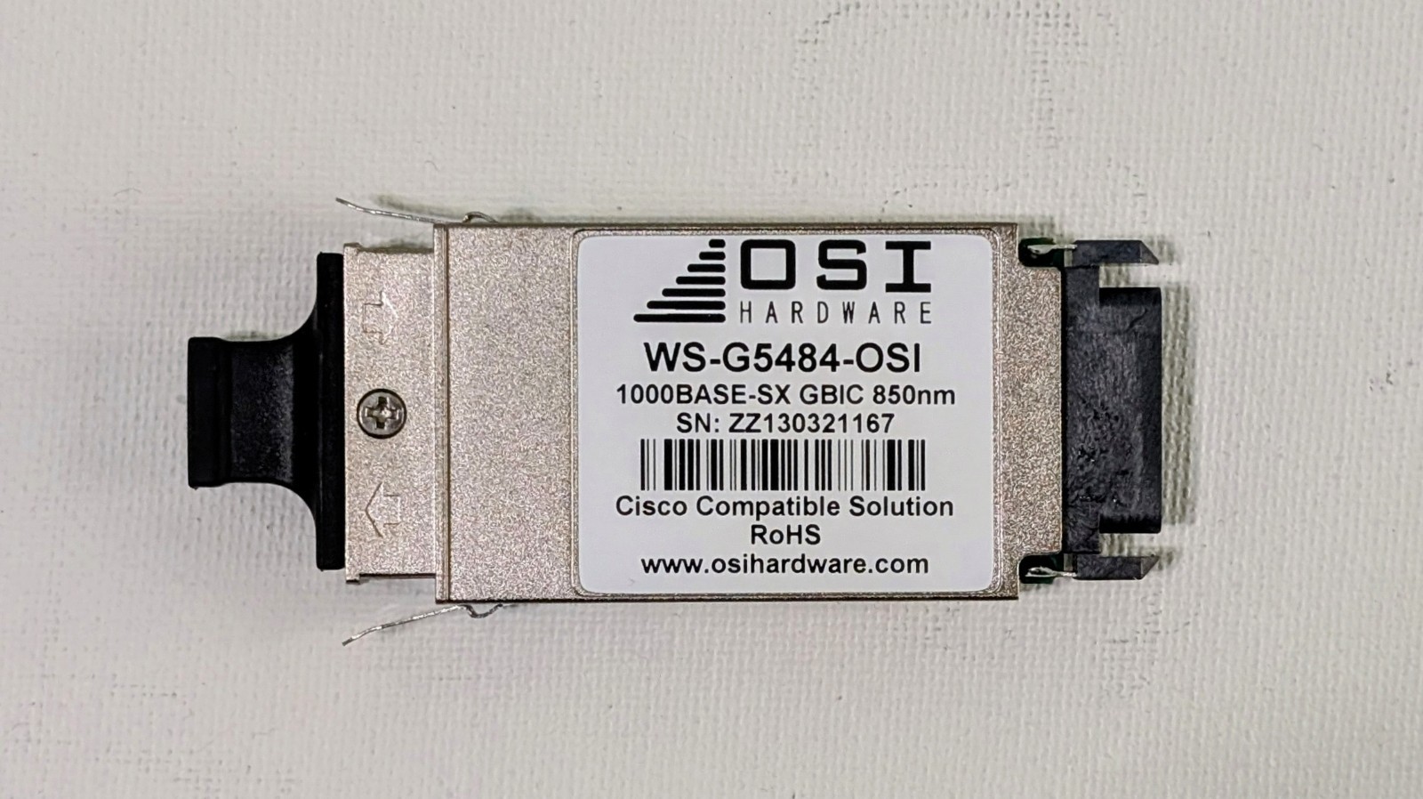OSI WS-G5484-OSI 1000BASE-SX GBIC Transceiver | Cisco