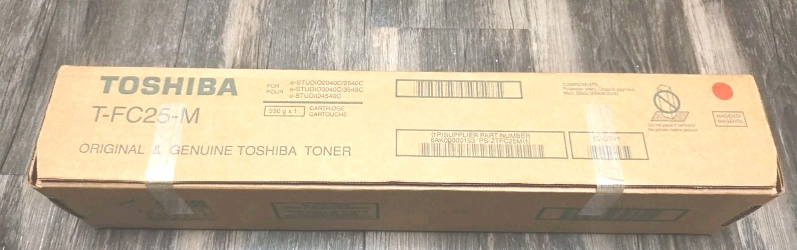 Original Toshiba T-FC25-M Magenta Toner Cartridge Genuine 
