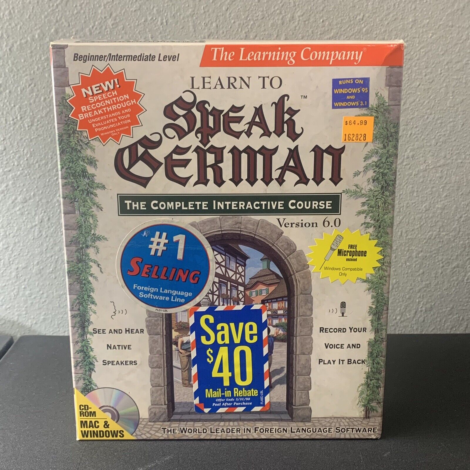 Learn to Speak German Complete Interactive Course 1995 The Learning Company 