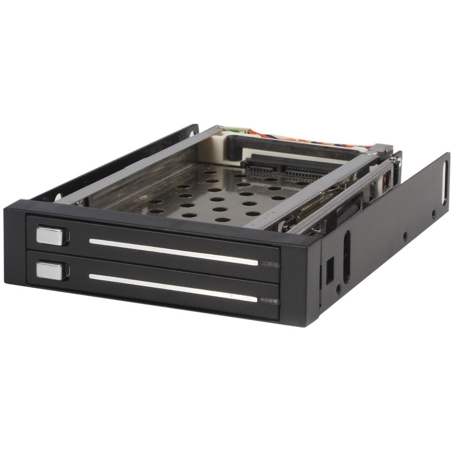 StarTech 2 Drive 2.5in Trayless Hot Swap SATA Mobile Rack Backplane - Storage