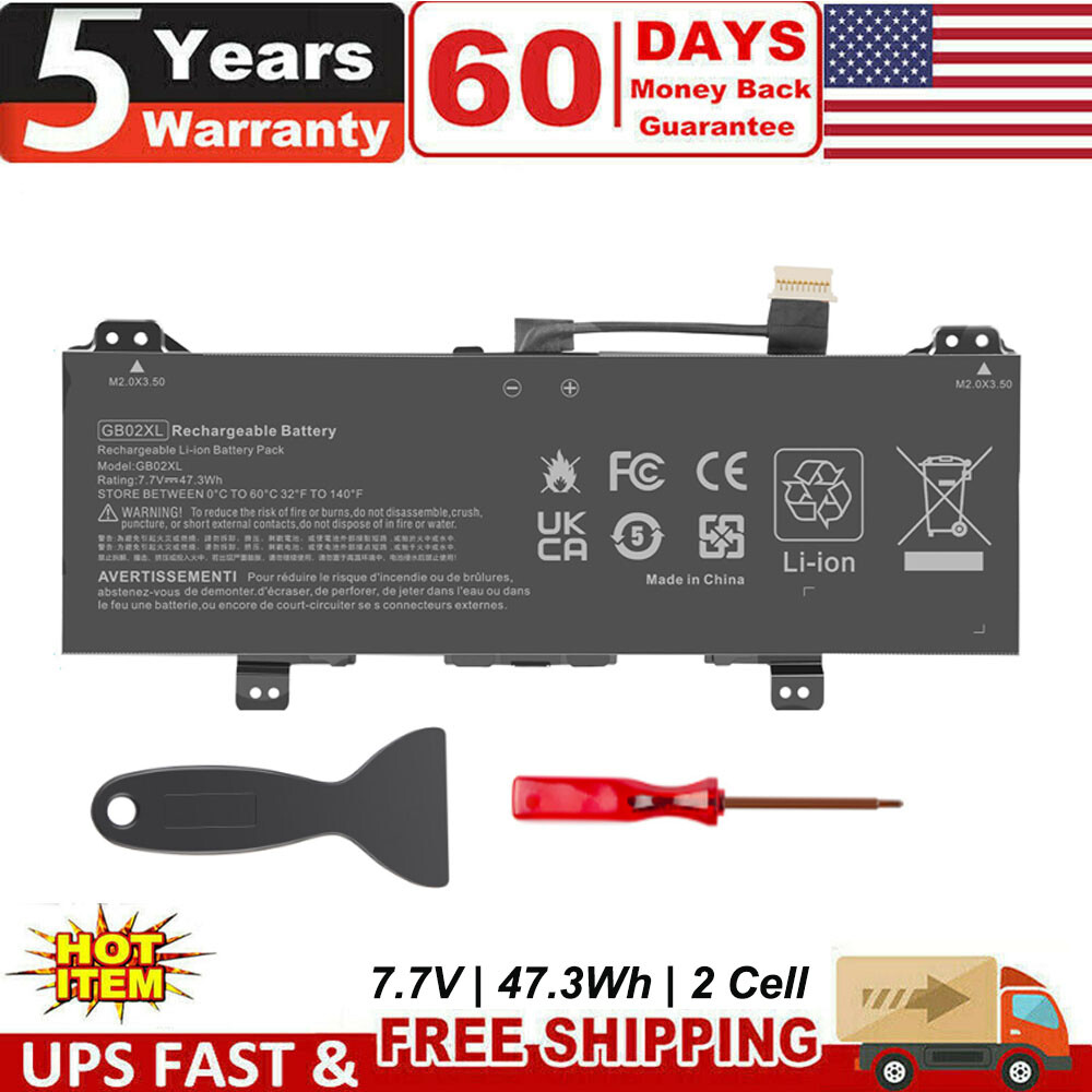 Battery GB02XL for HP CHROMEBOOK X360 11 G2 EE 14-DB0023DX L42550-2C1 L42583-005