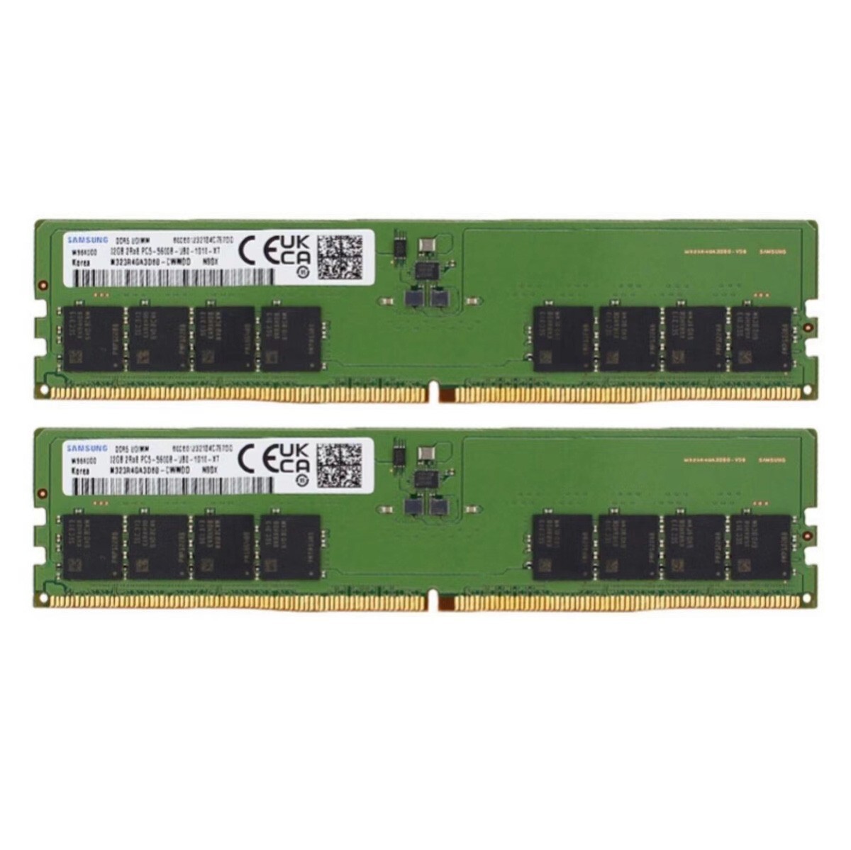64GB (2X32GB) DDR5 Samsung 5600MHz PC5-44800 UDIMM Memory Ram (M323R4GA3DB0-CWM)