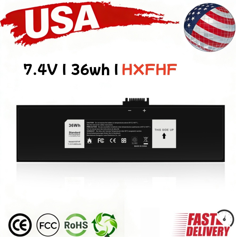 HXFHF Battery for Dell Venue 11 Pro 7130 7139 7140 VT26R 0VJF0X 7.4V-36Wh