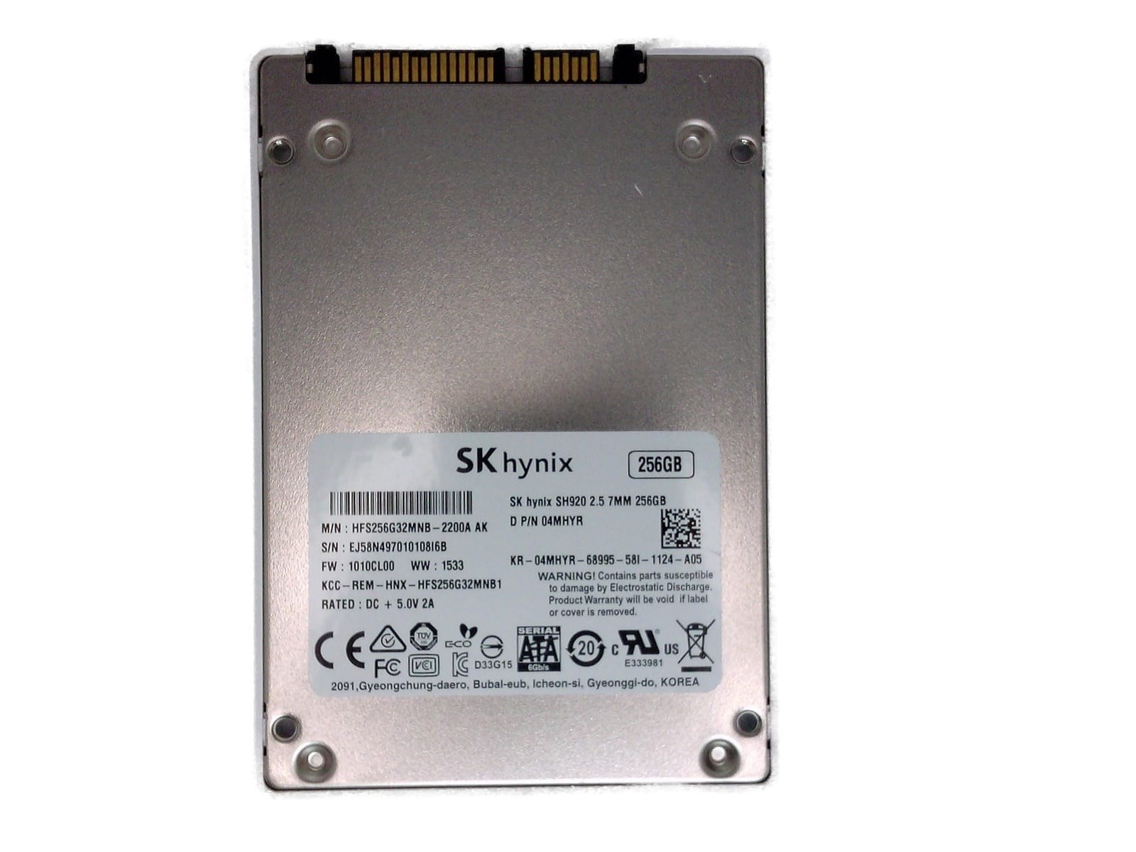 SK | hynix SH920 2_5 7MM 256GB | 256 GB SSD | SATA III | M.2