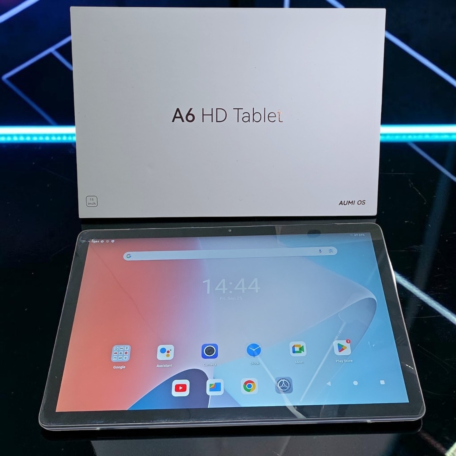 AUMI OS A6 HD 11 Inch Tablet 128GB Storage WiFi 8-Core Media Streaming Device 