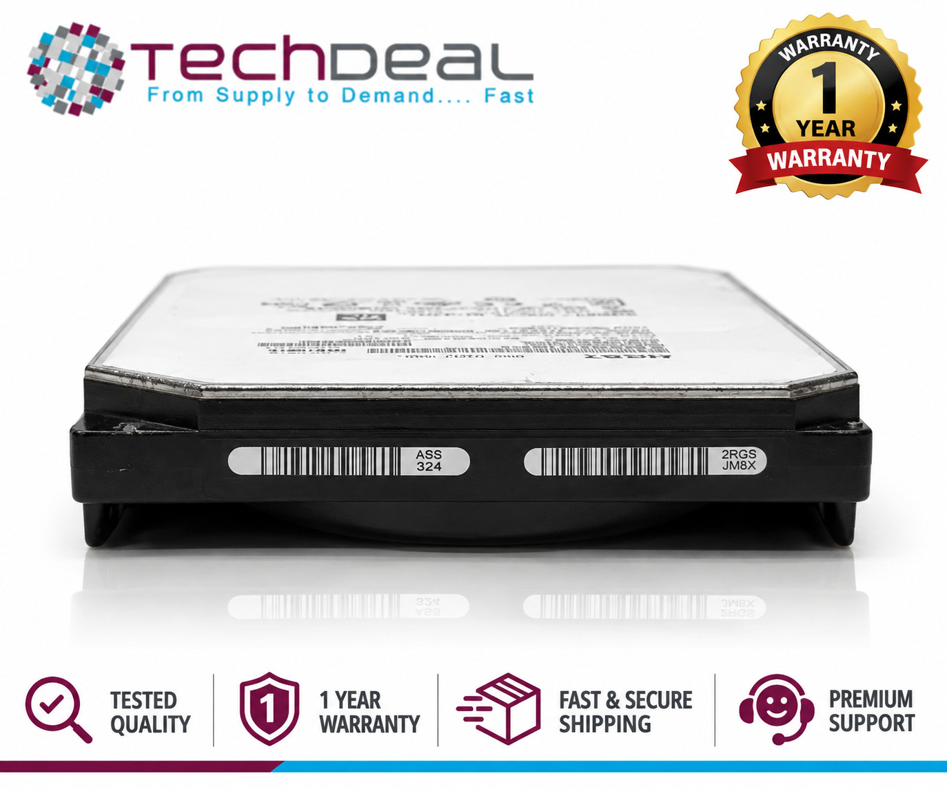 Hitachi HGST 6TB 3.5" SATA 6Gb/s 7200RPM HDD HUH728060ALE600 Enterprise Drive