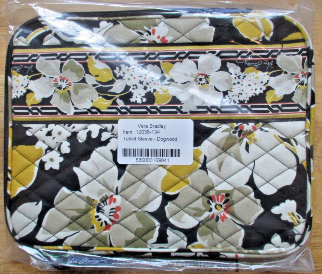 Vera Bradley ~ Dogwood #12038-134 * Tablet Sleeve ~ NEW ~ iPad Case